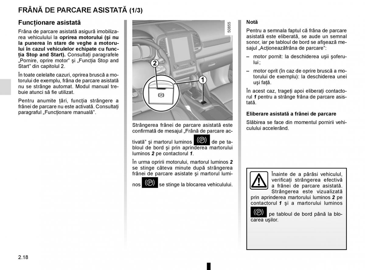 Bedienungsanleitung Renault Koleos II 2 manualul proprietarului / page 122