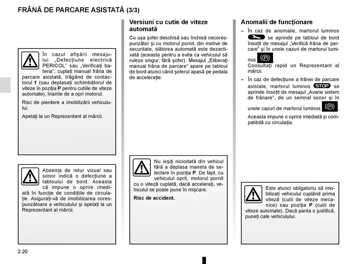 Bedienungsanleitung Renault Koleos II 2 manualul proprietarului / page 124