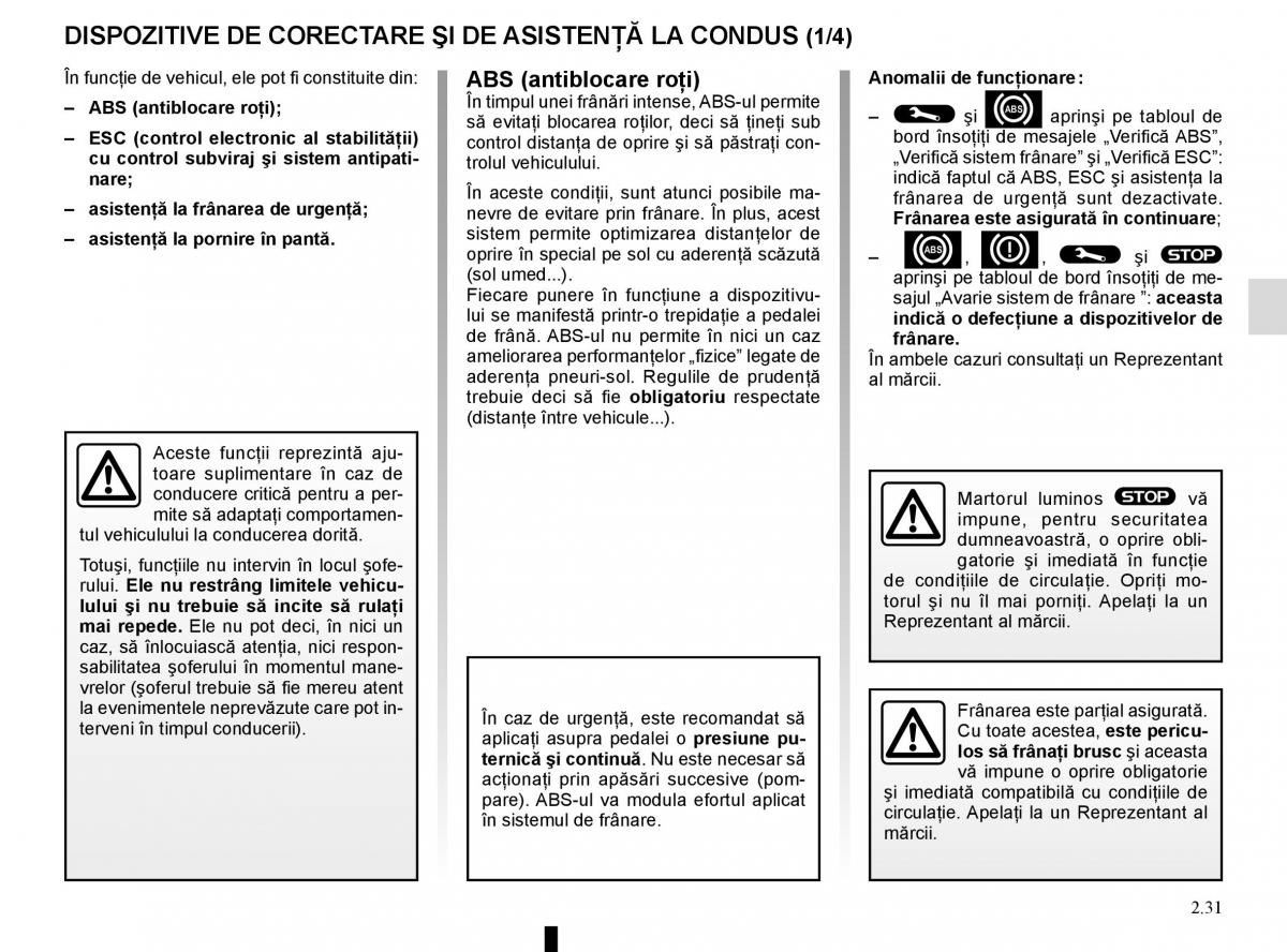 Bedienungsanleitung Renault Koleos II 2 manualul proprietarului / page 135