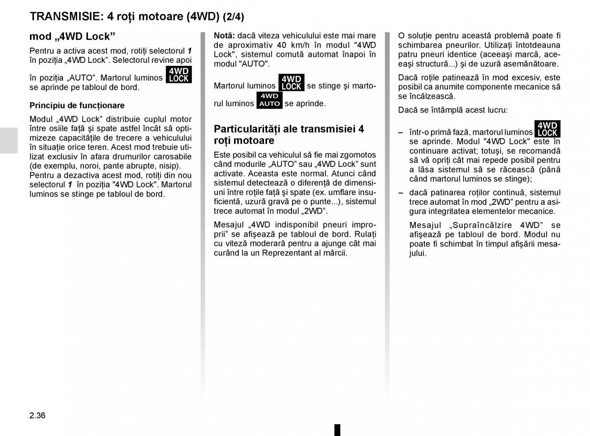 Bedienungsanleitung Renault Koleos II 2 manualul proprietarului / page 140