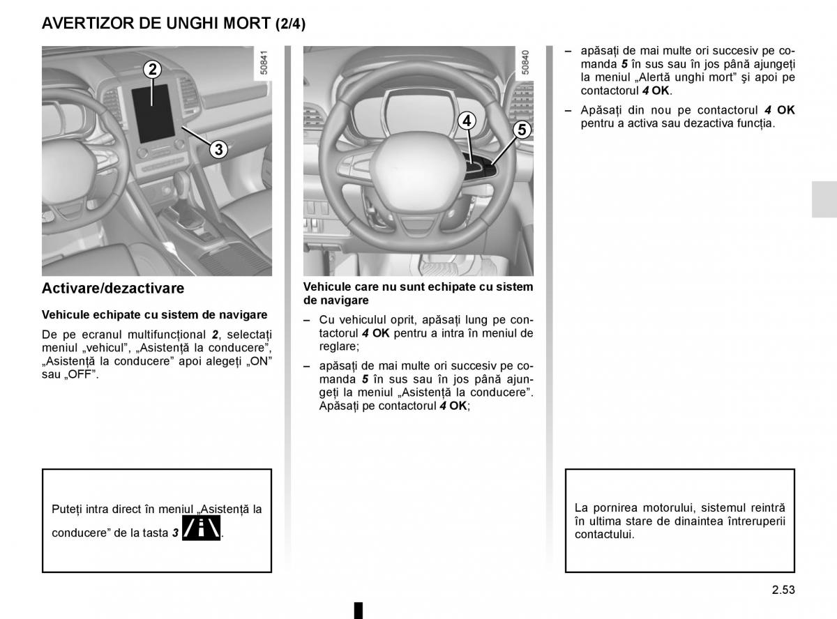 Bedienungsanleitung Renault Koleos II 2 manualul proprietarului / page 157