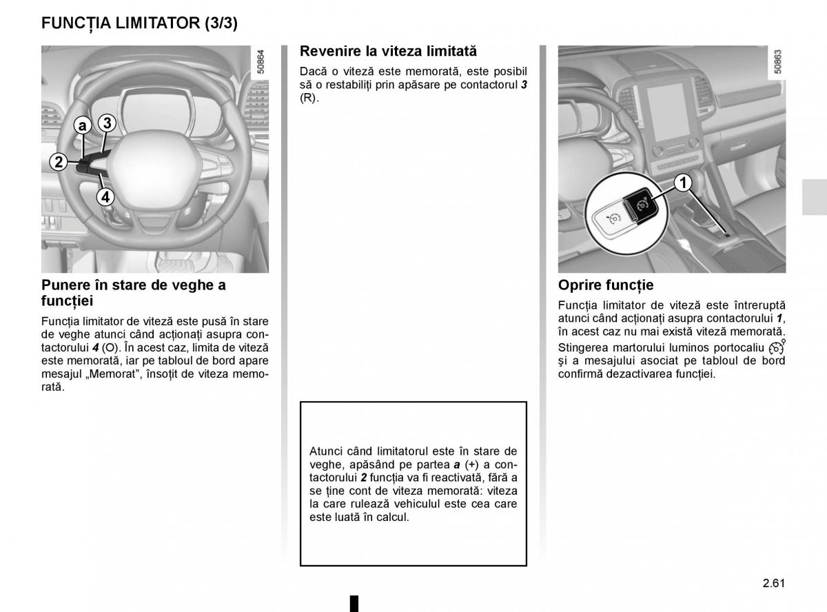 Bedienungsanleitung Renault Koleos II 2 manualul proprietarului / page 165