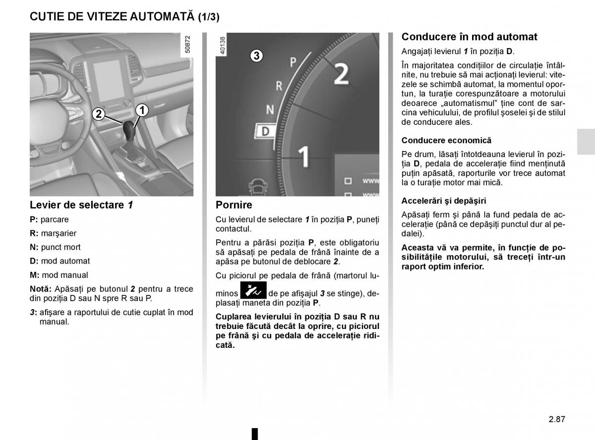 Bedienungsanleitung Renault Koleos II 2 manualul proprietarului / page 191