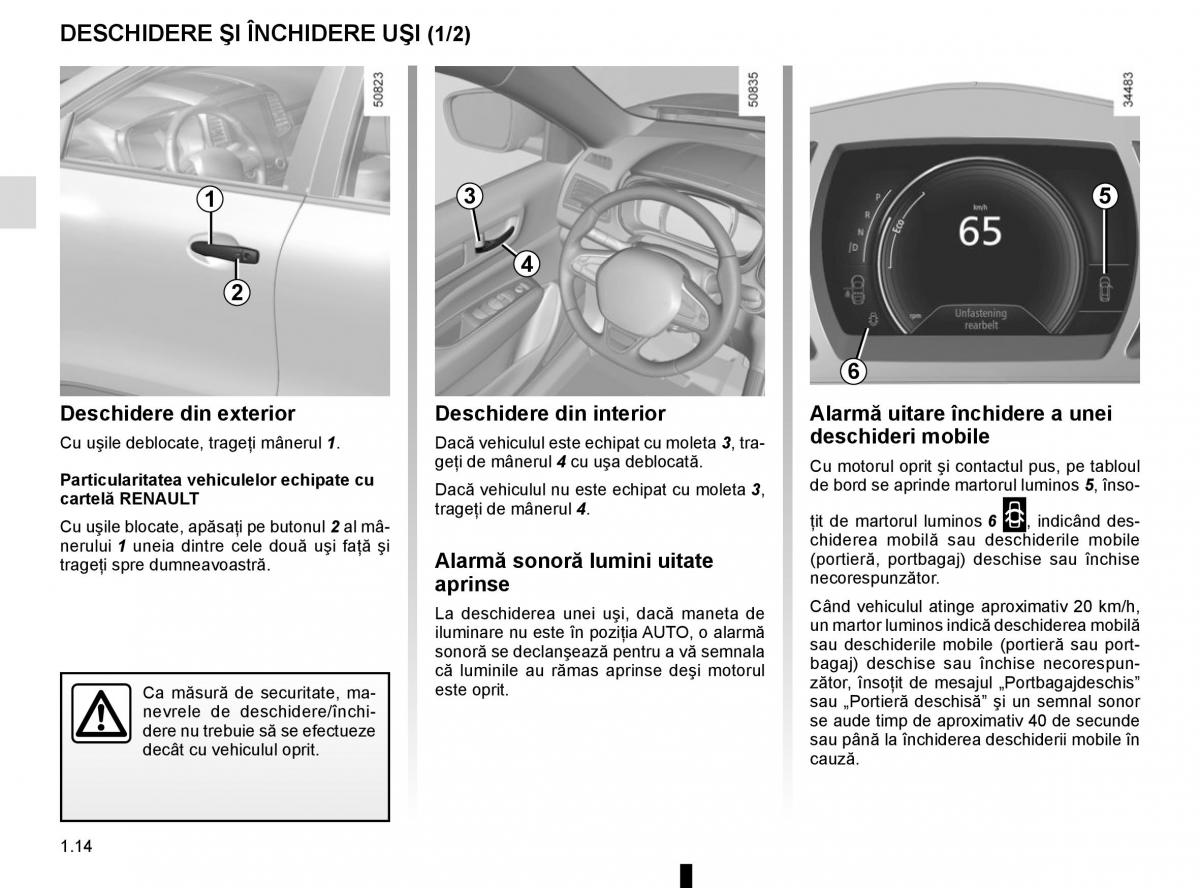 Bedienungsanleitung Renault Koleos II 2 manualul proprietarului / page 20