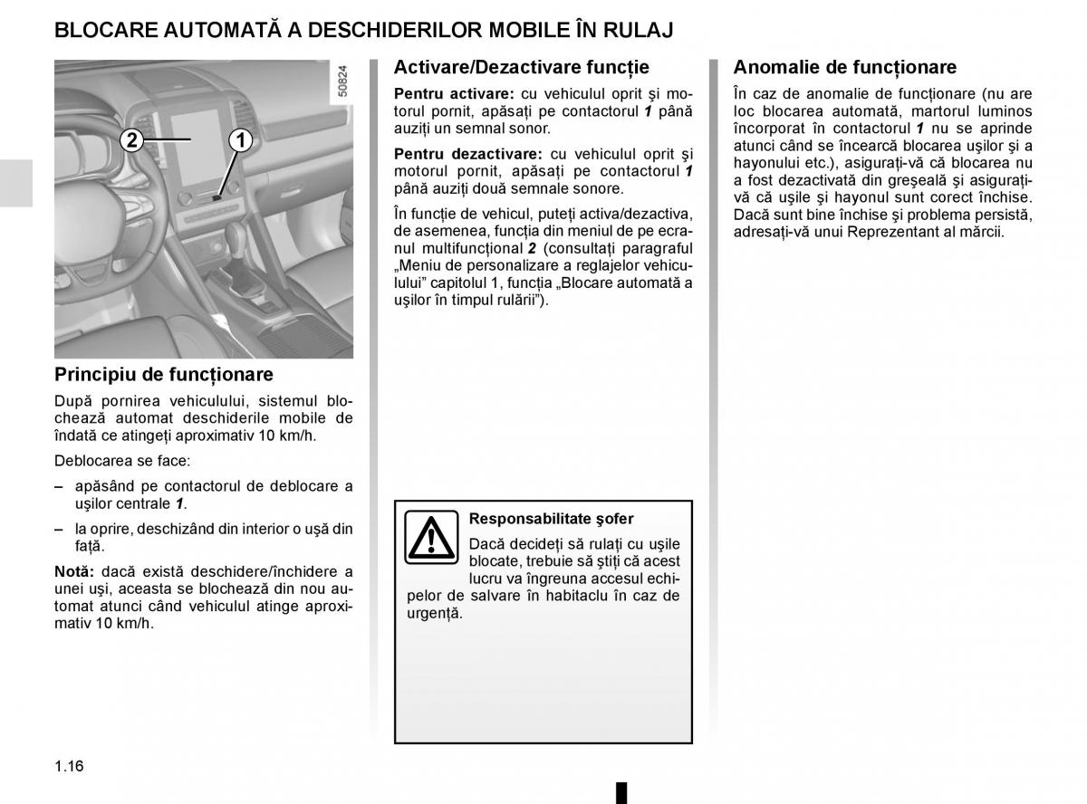 Bedienungsanleitung Renault Koleos II 2 manualul proprietarului / page 22