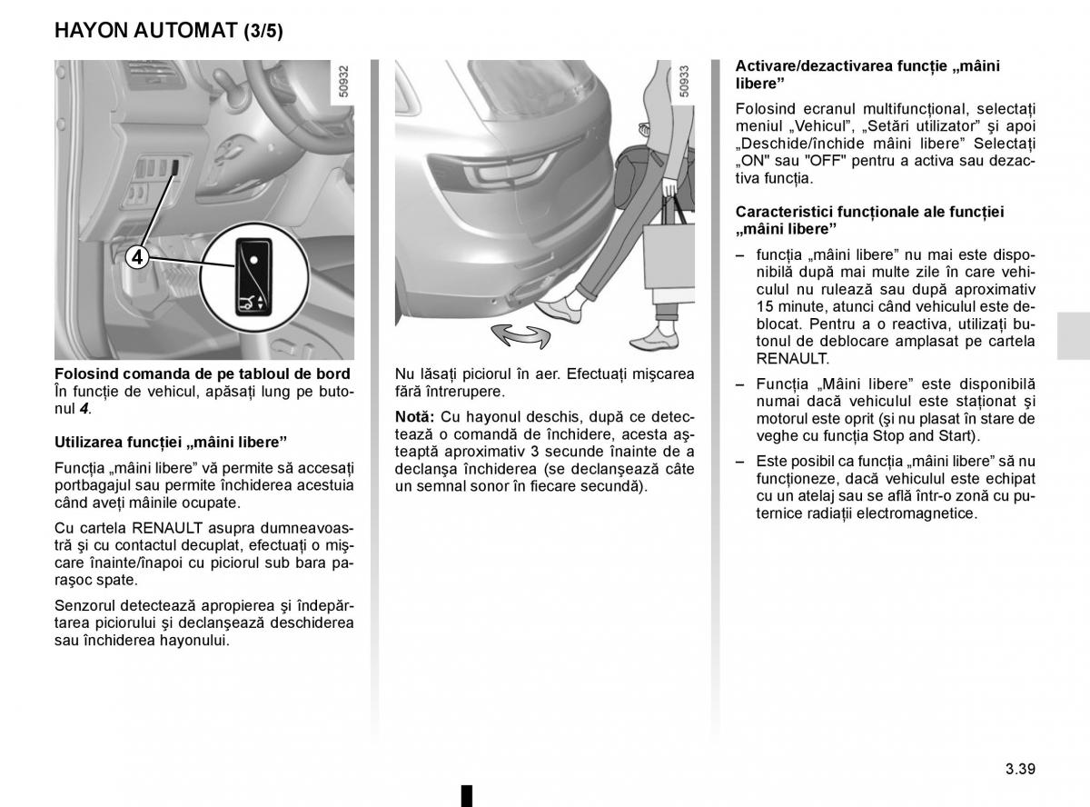 Bedienungsanleitung Renault Koleos II 2 manualul proprietarului / page 233