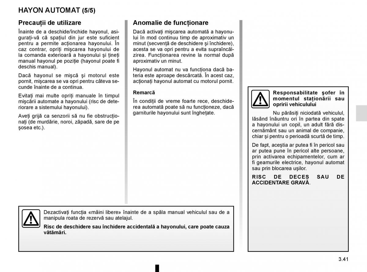 Bedienungsanleitung Renault Koleos II 2 manualul proprietarului / page 235