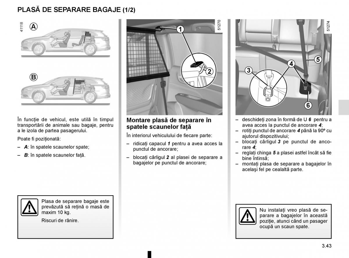 Bedienungsanleitung Renault Koleos II 2 manualul proprietarului / page 237