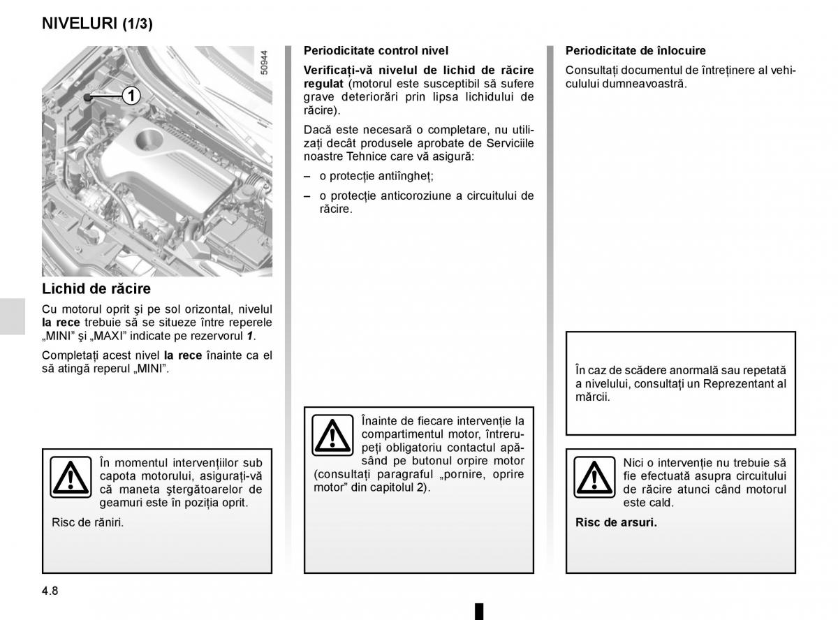 Bedienungsanleitung Renault Koleos II 2 manualul proprietarului / page 252