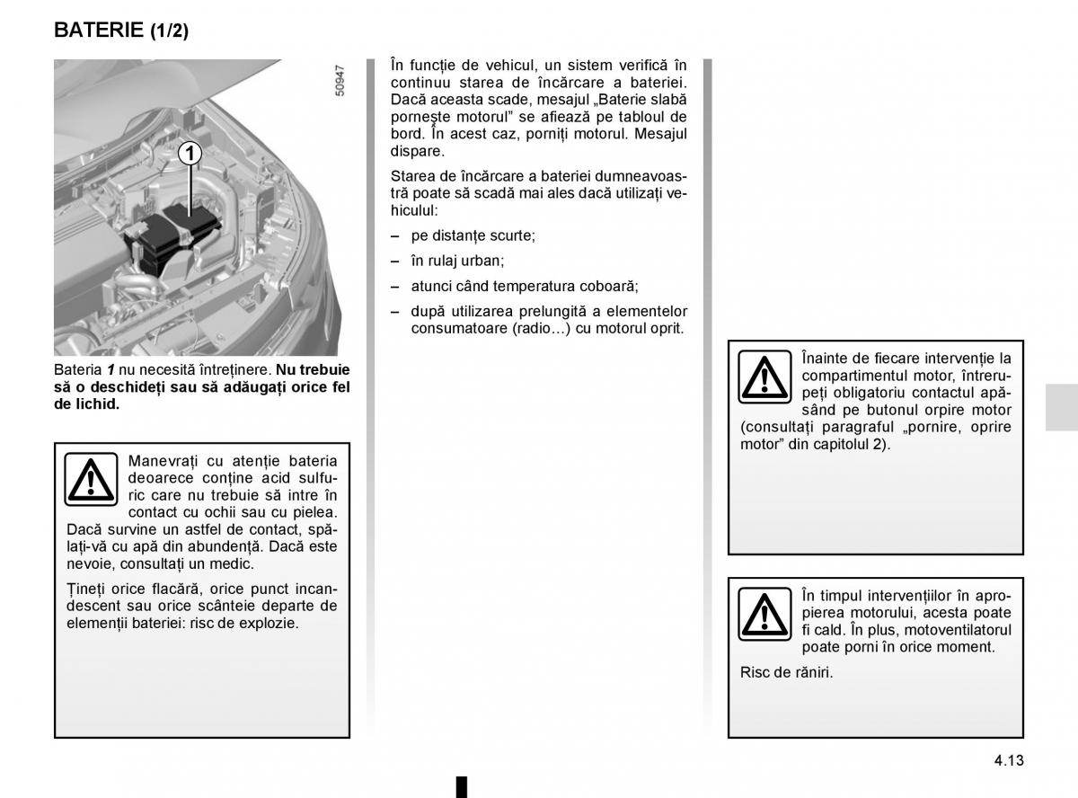 Bedienungsanleitung Renault Koleos II 2 manualul proprietarului / page 257