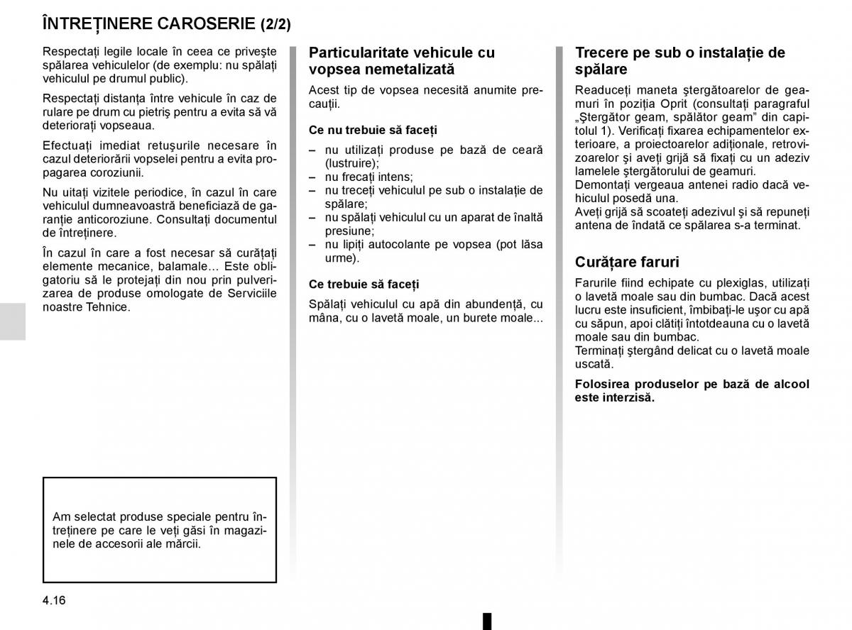 Bedienungsanleitung Renault Koleos II 2 manualul proprietarului / page 260