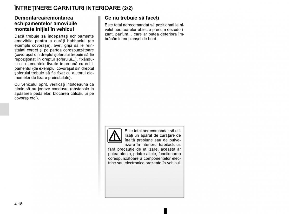 Bedienungsanleitung Renault Koleos II 2 manualul proprietarului / page 262