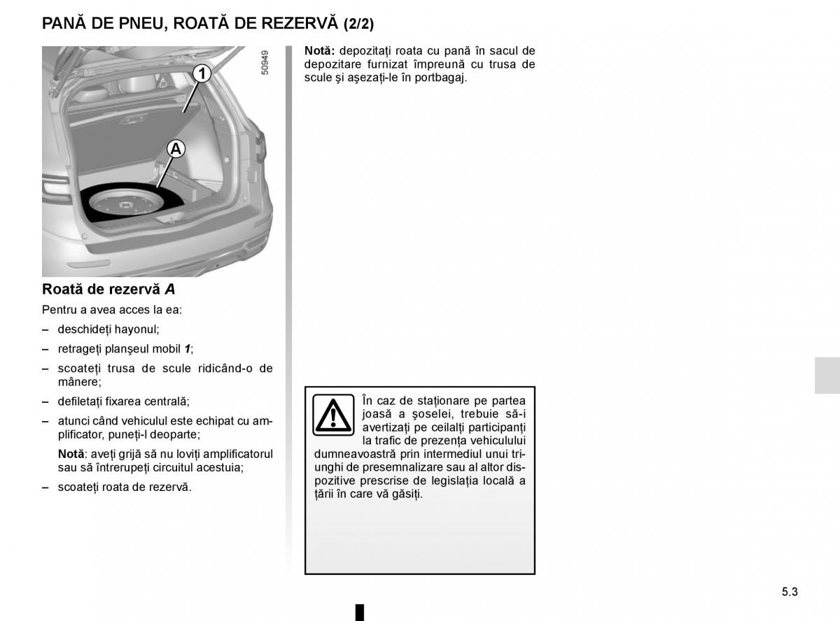 Bedienungsanleitung Renault Koleos II 2 manualul proprietarului / page 265