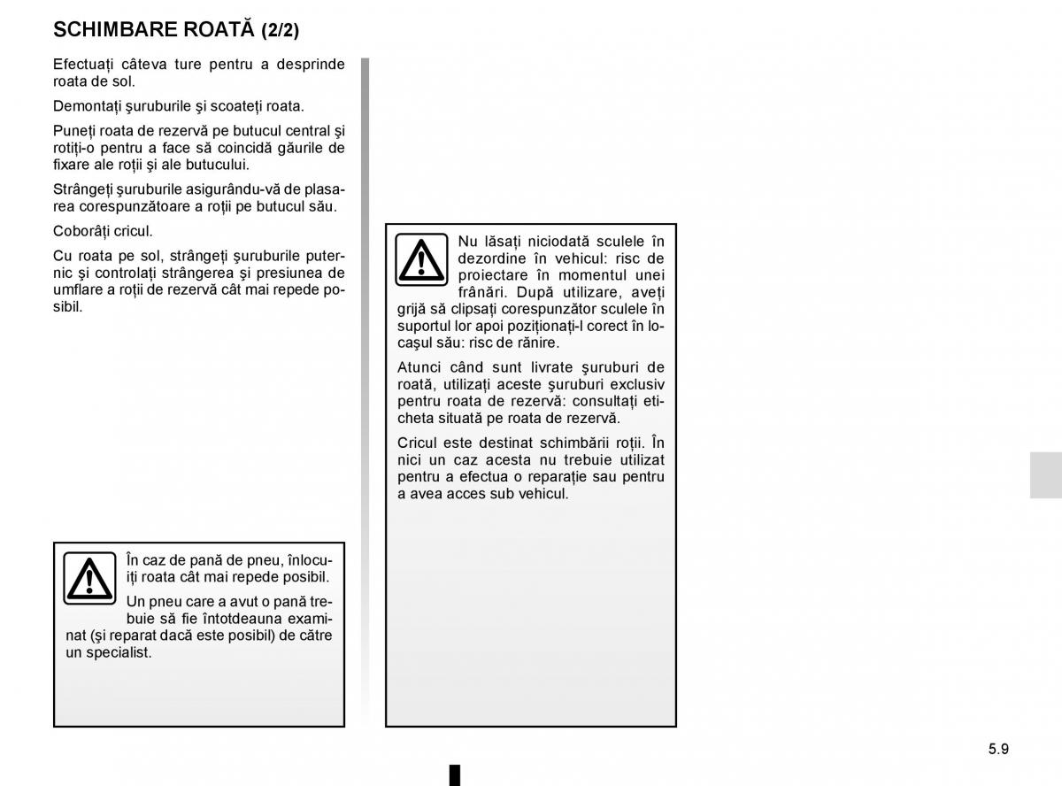 Bedienungsanleitung Renault Koleos II 2 manualul proprietarului / page 271