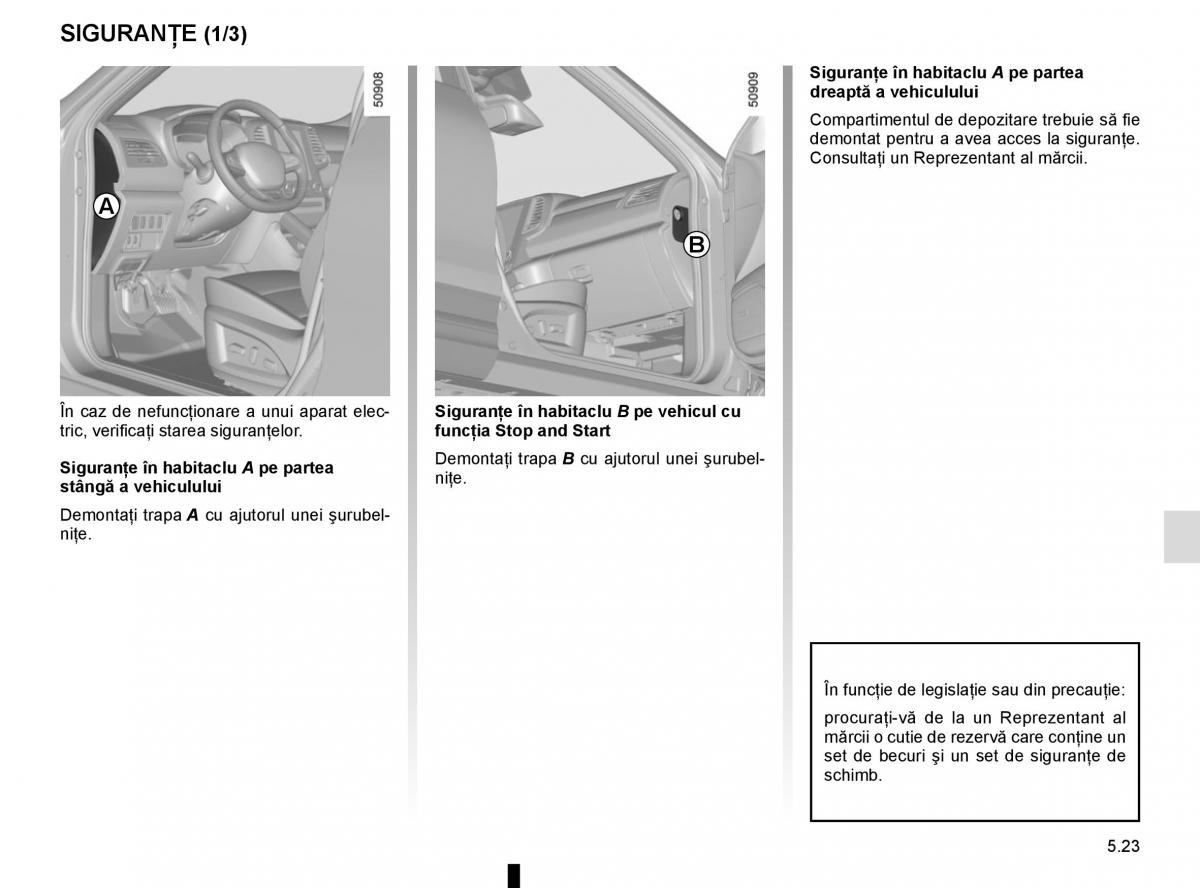 Bedienungsanleitung Renault Koleos II 2 manualul proprietarului / page 285