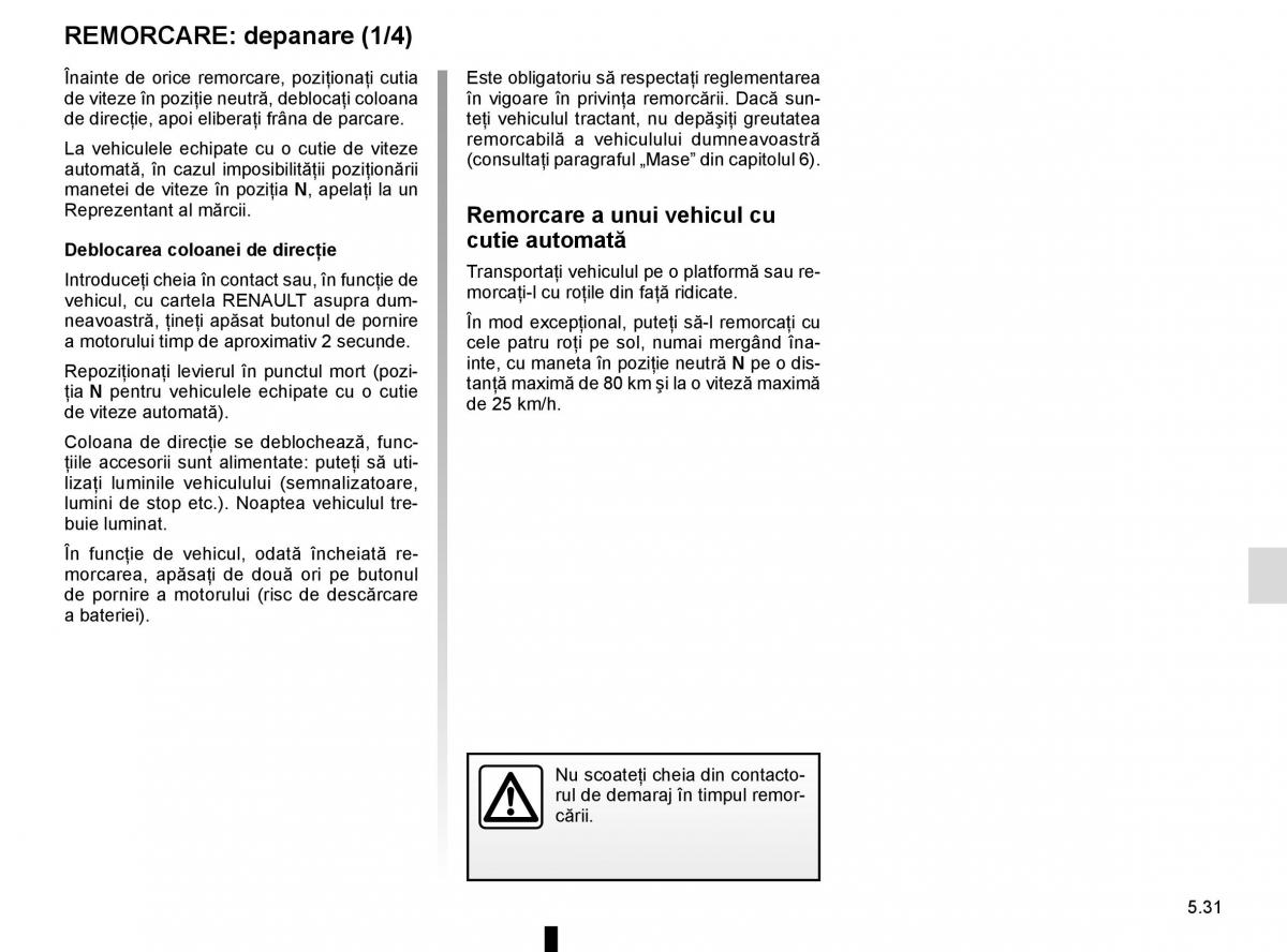 Bedienungsanleitung Renault Koleos II 2 manualul proprietarului / page 293