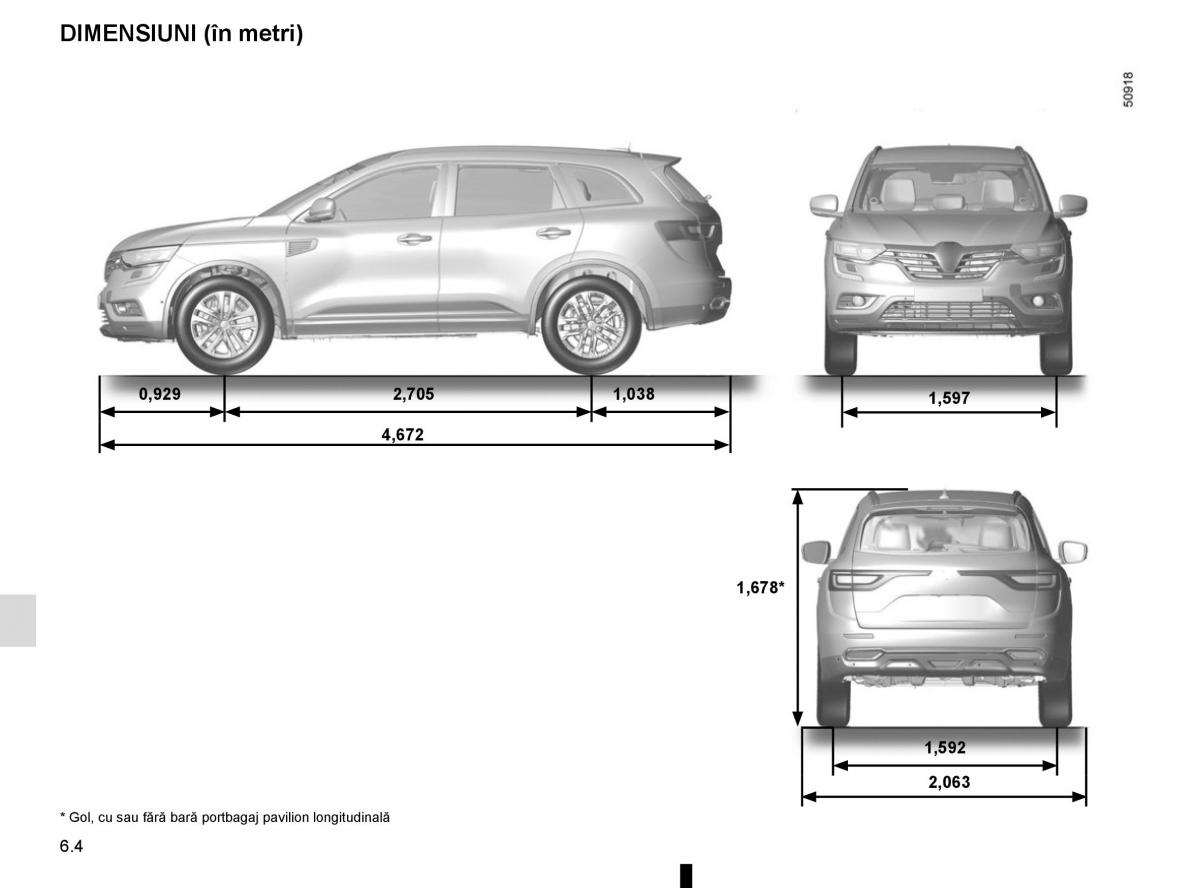 Bedienungsanleitung Renault Koleos II 2 manualul proprietarului / page 308