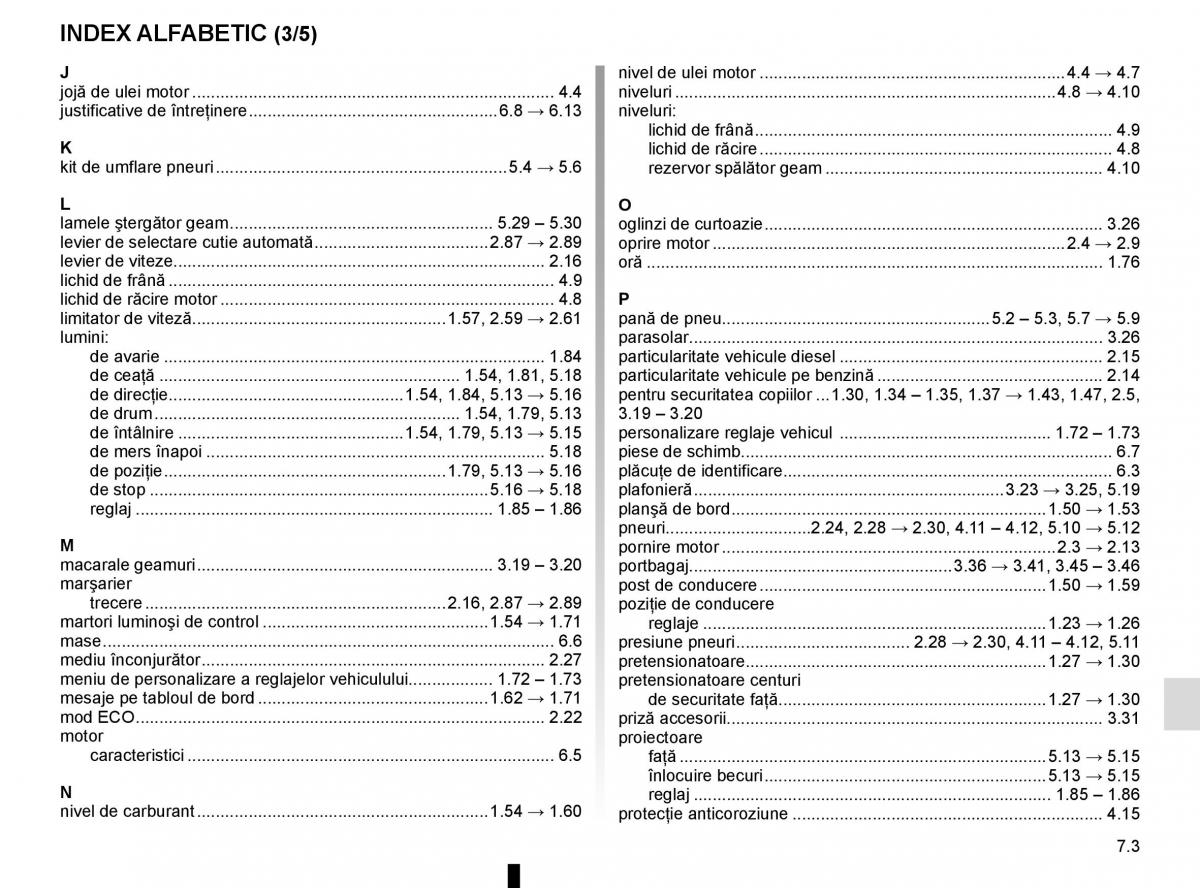 Renault Koleos II 2 manualul proprietarului / page 325