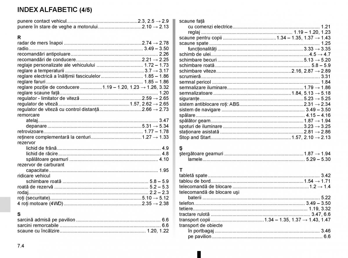 Bedienungsanleitung Renault Koleos II 2 manualul proprietarului / page 326