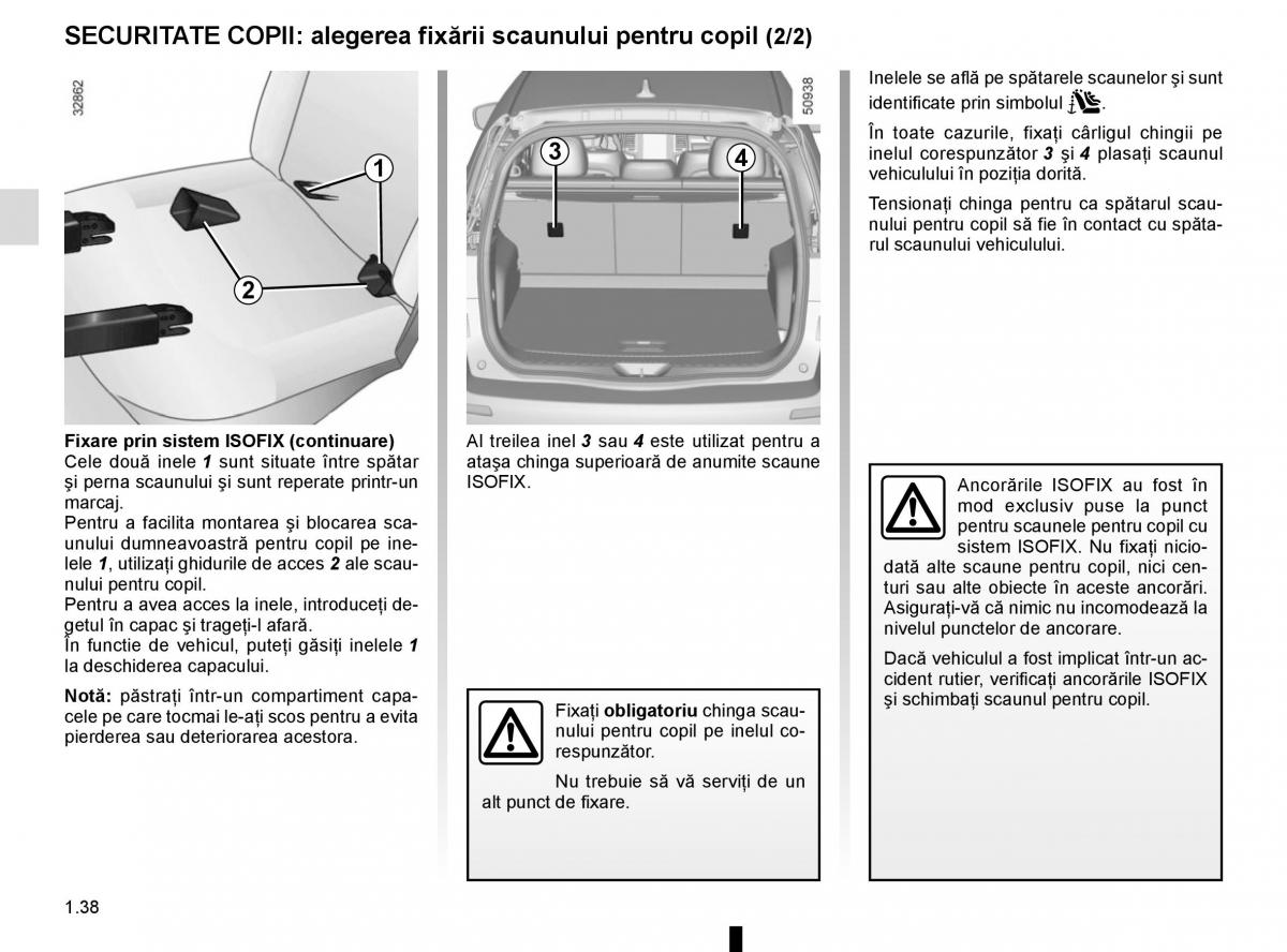 Bedienungsanleitung Renault Koleos II 2 manualul proprietarului / page 44