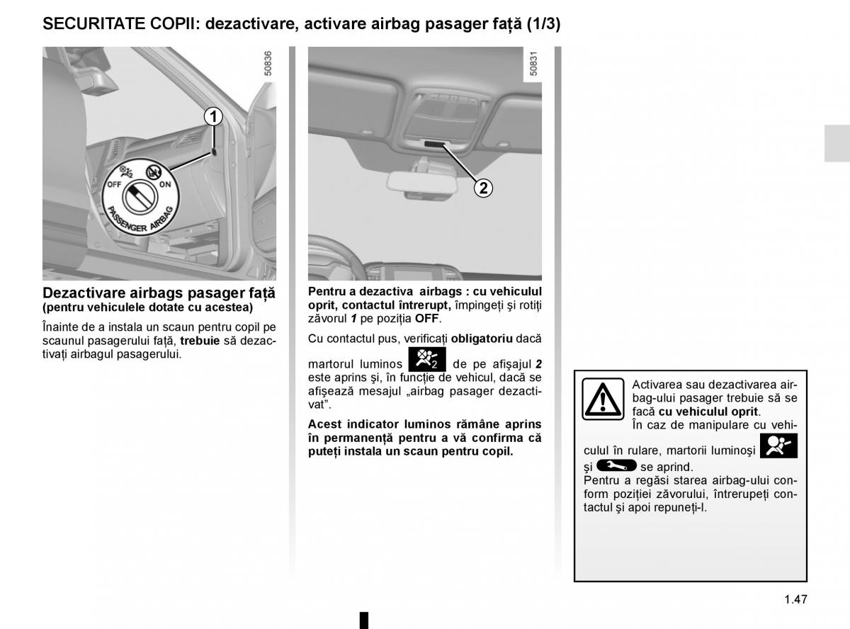 Bedienungsanleitung Renault Koleos II 2 manualul proprietarului / page 53