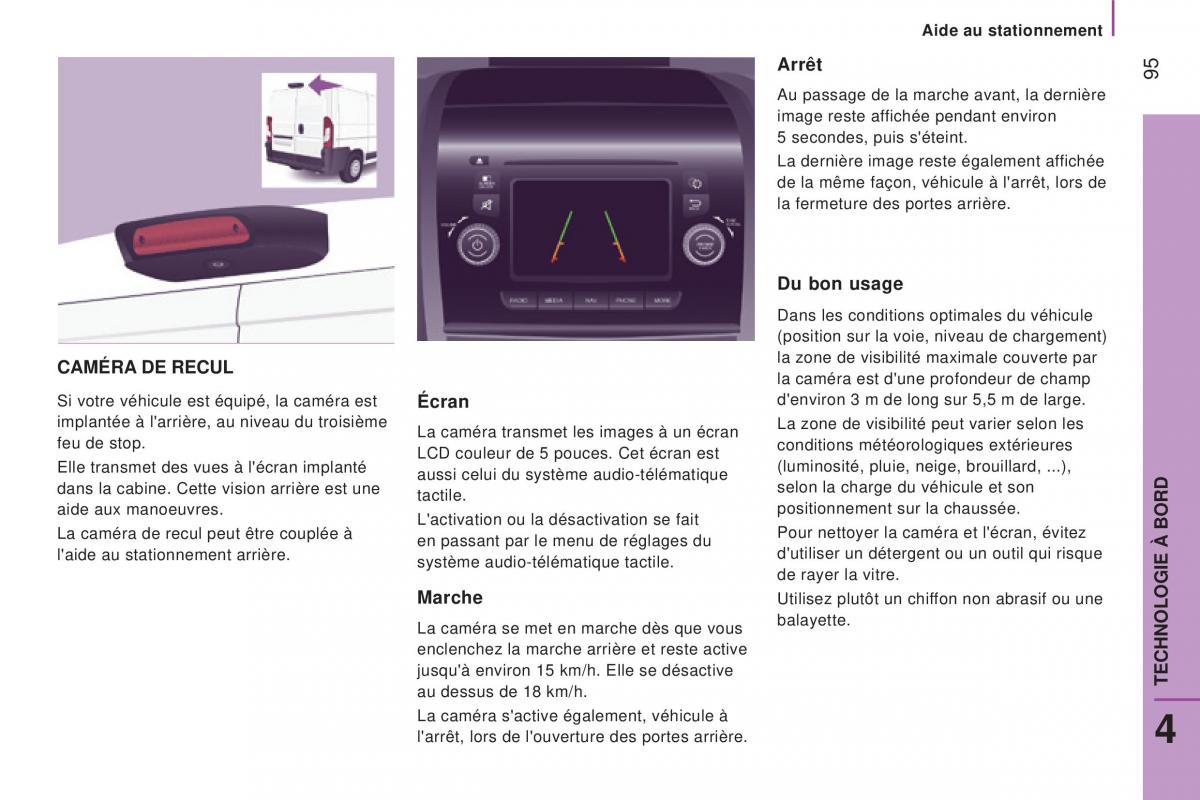 Peugeot Boxer III 3 manuel du proprietaire / page 97