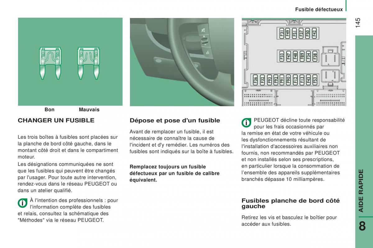 Peugeot Boxer III 3 manuel du proprietaire / page 147