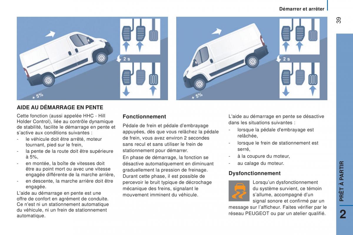 Peugeot Boxer III 3 manuel du proprietaire / page 41