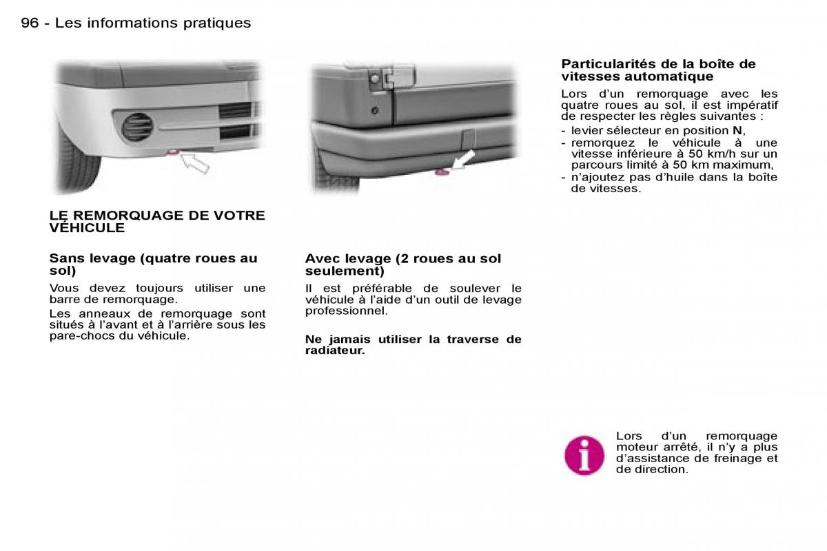 Peugeot Expert I 1 FL manuel du proprietaire / page 101