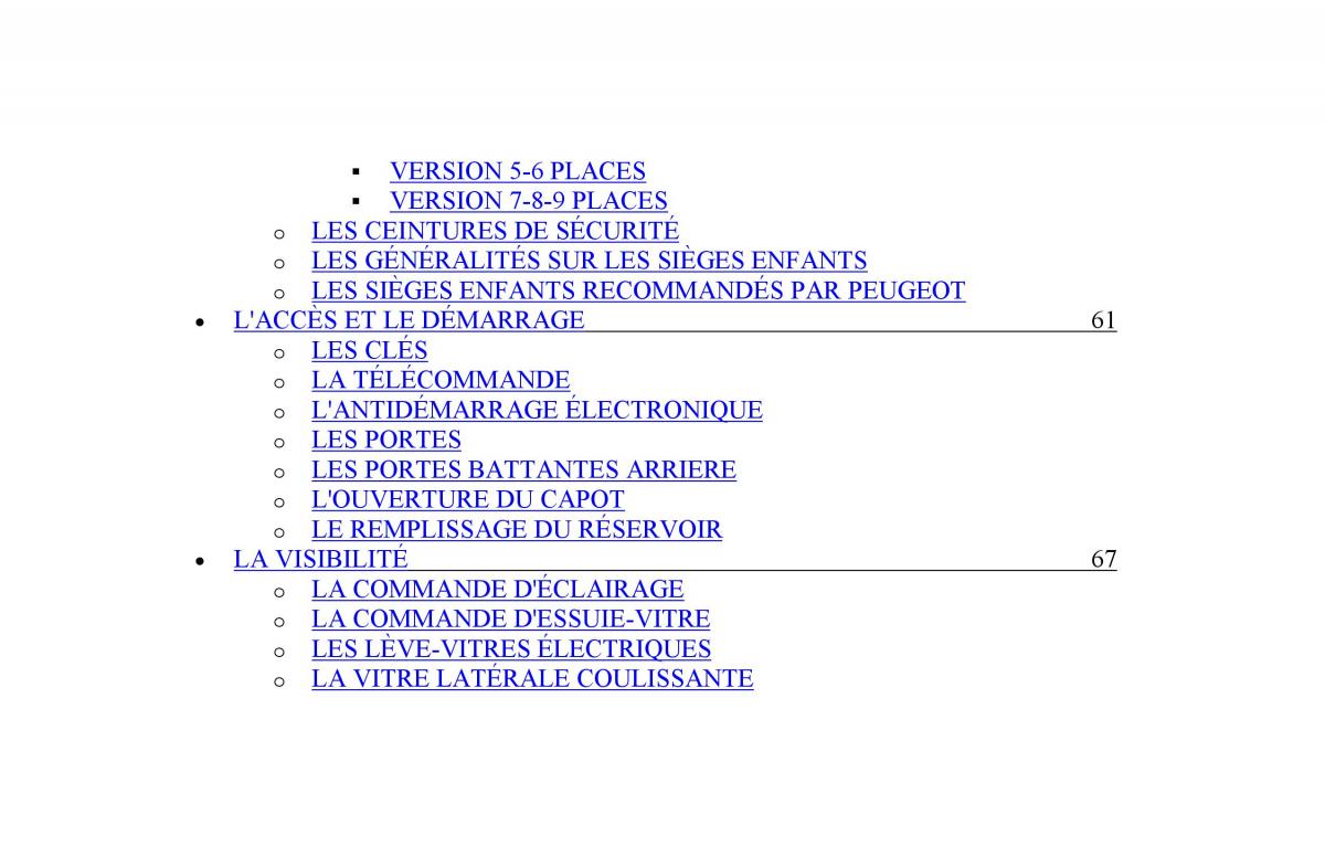 Peugeot Expert I 1 FL manuel du proprietaire / page 5