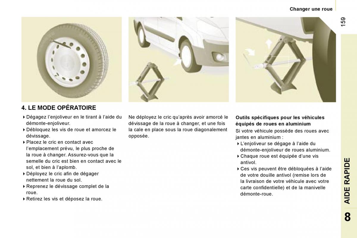 Peugeot Expert II 2 manuel du proprietaire / page 165