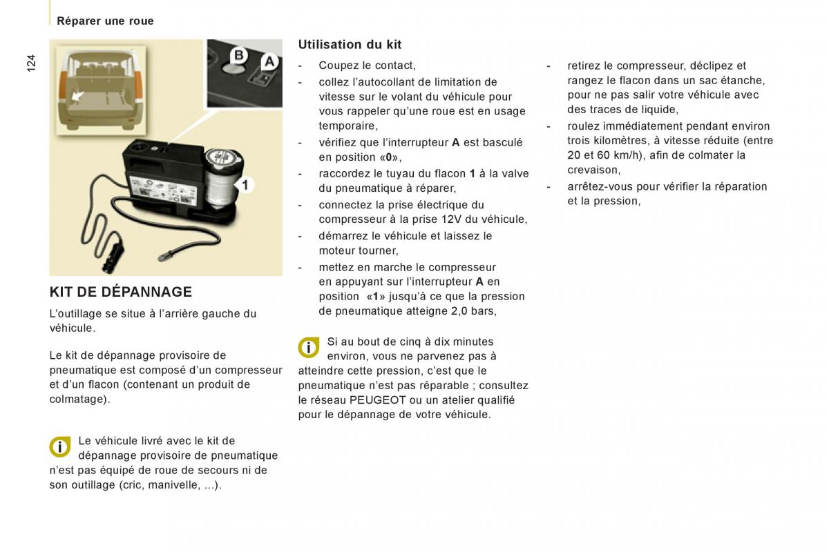 Peugeot Expert II 2 FL manuel du proprietaire / page 126