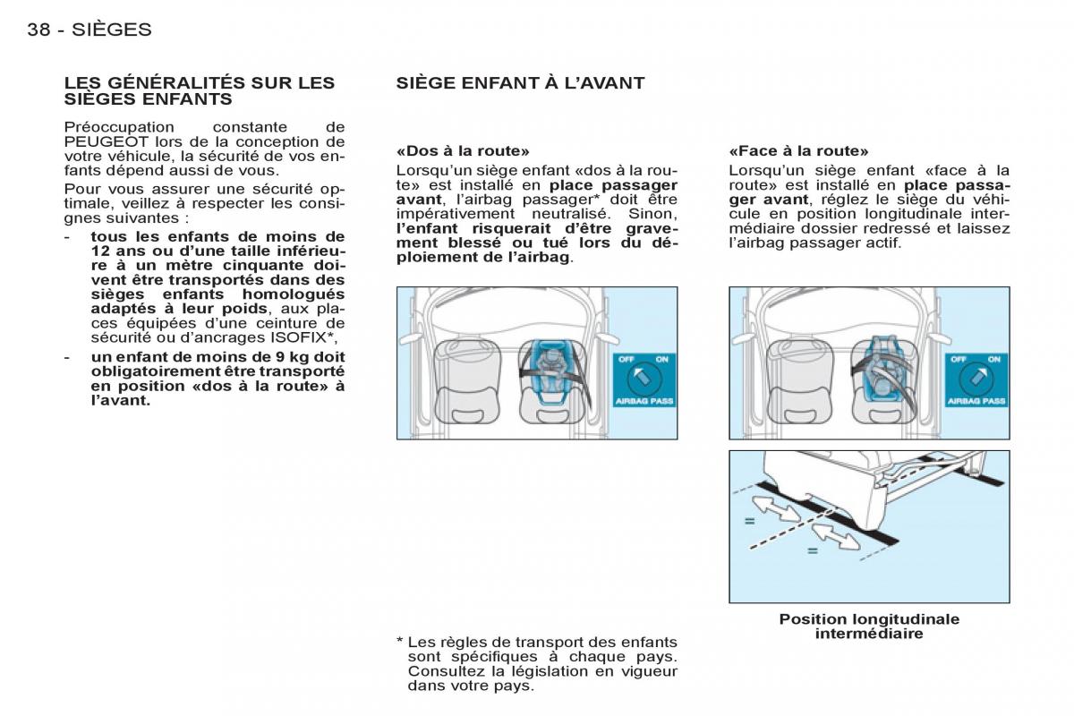 Peugeot Partner I 1 FL manuel du proprietaire / page 40