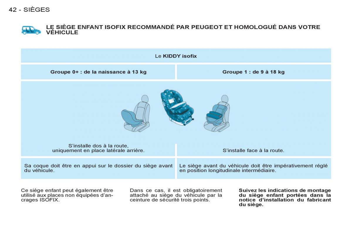 Peugeot Partner I 1 FL manuel du proprietaire / page 44