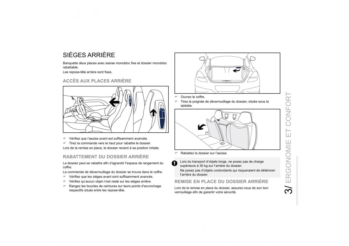 Peugeot RCZ manuel du proprietaire / page 68