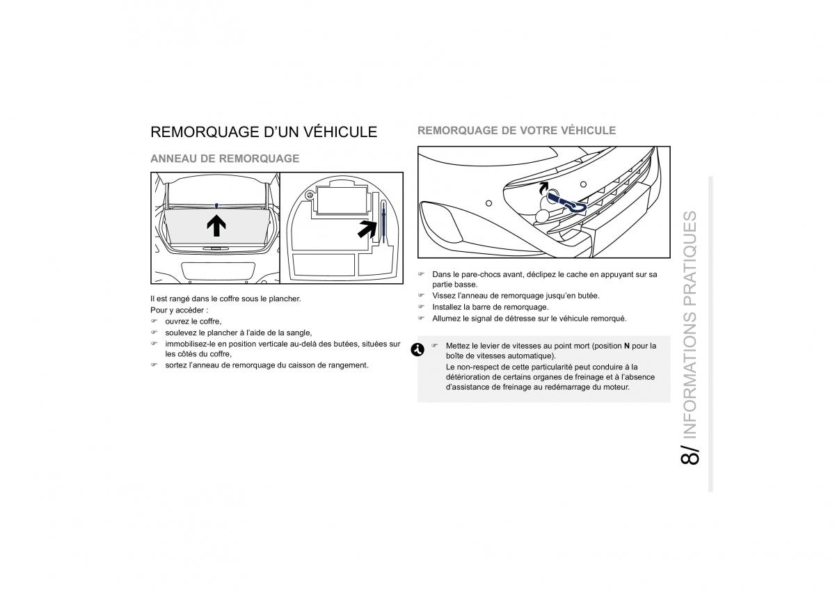 Peugeot RCZ manuel du proprietaire / page 193