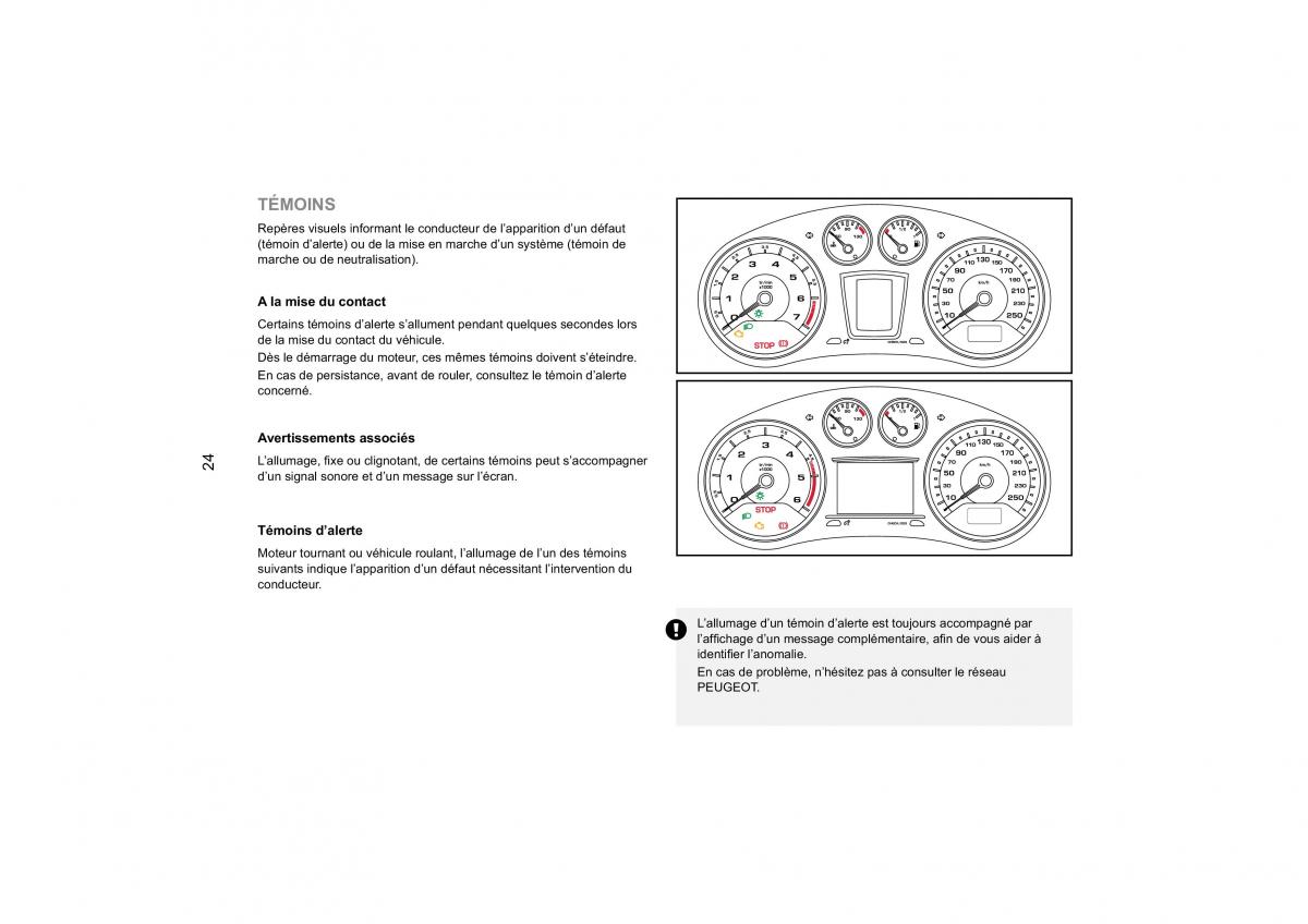 Peugeot RCZ manuel du proprietaire / page 20