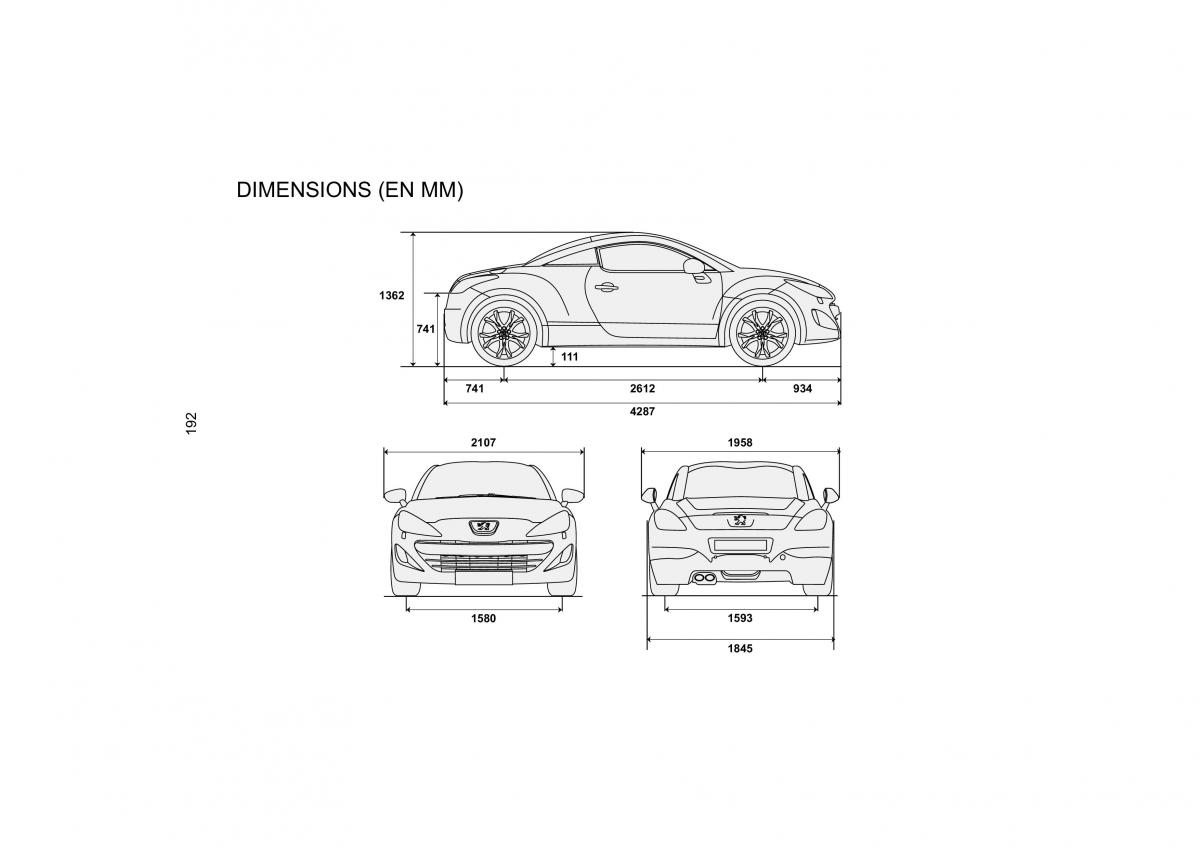 Peugeot RCZ manuel du proprietaire / page 203