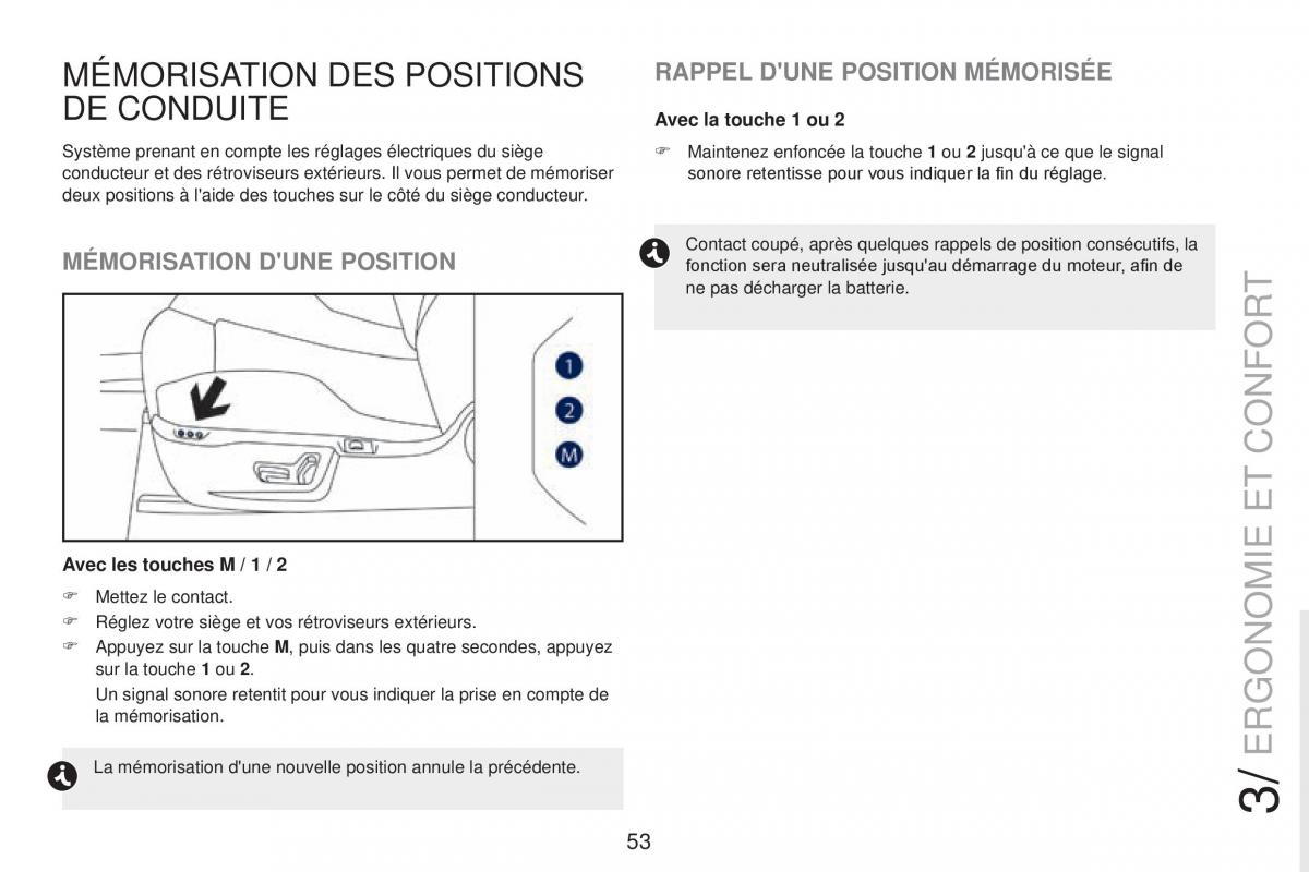 Peugeot RCZ FL manuel du proprietaire / page 55