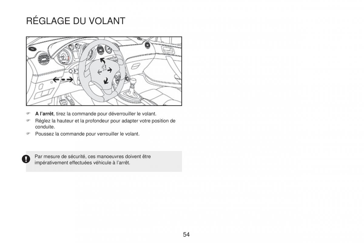 Peugeot RCZ FL manuel du proprietaire / page 56