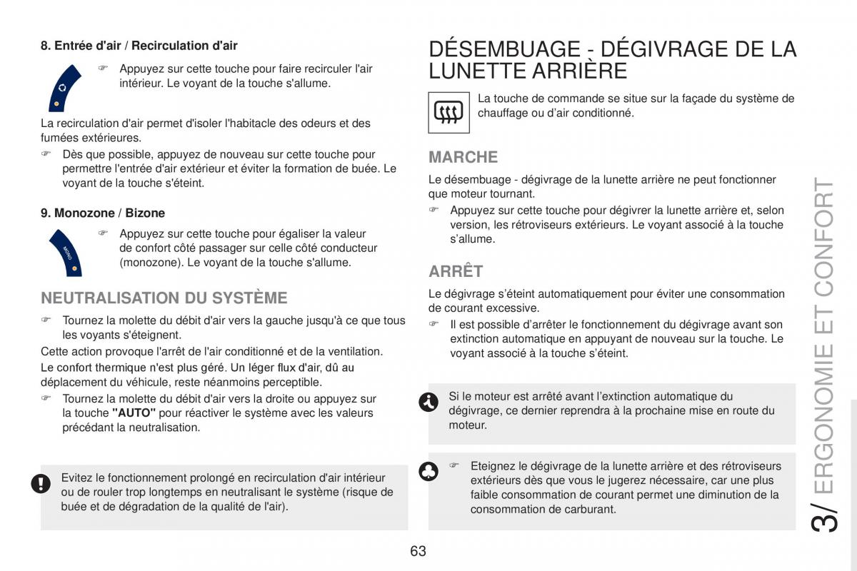 Peugeot RCZ FL manuel du proprietaire / page 65