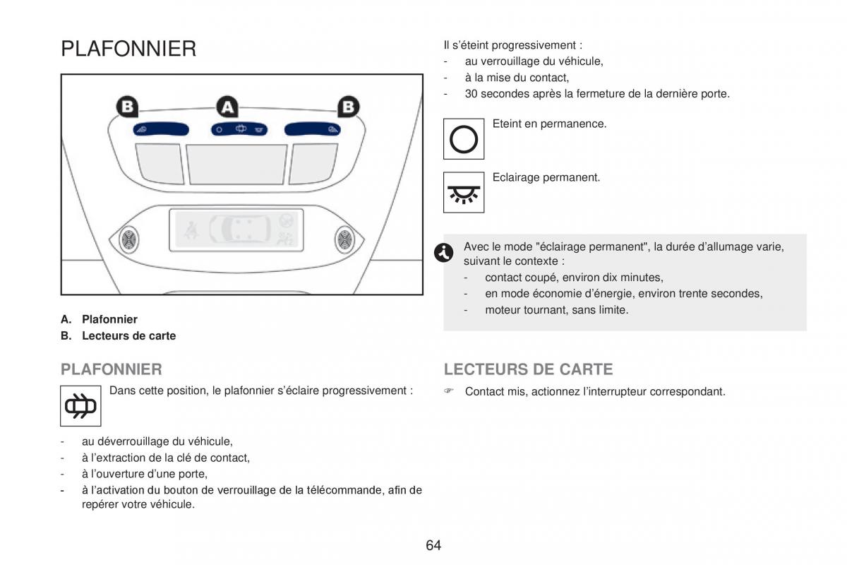 Peugeot RCZ FL manuel du proprietaire / page 66