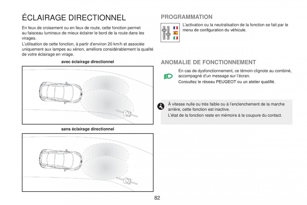 Peugeot RCZ FL manuel du proprietaire / page 84