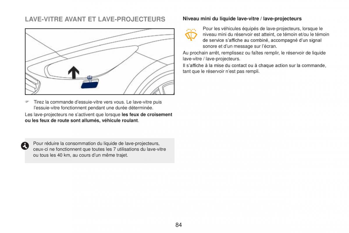 Peugeot RCZ FL manuel du proprietaire / page 86