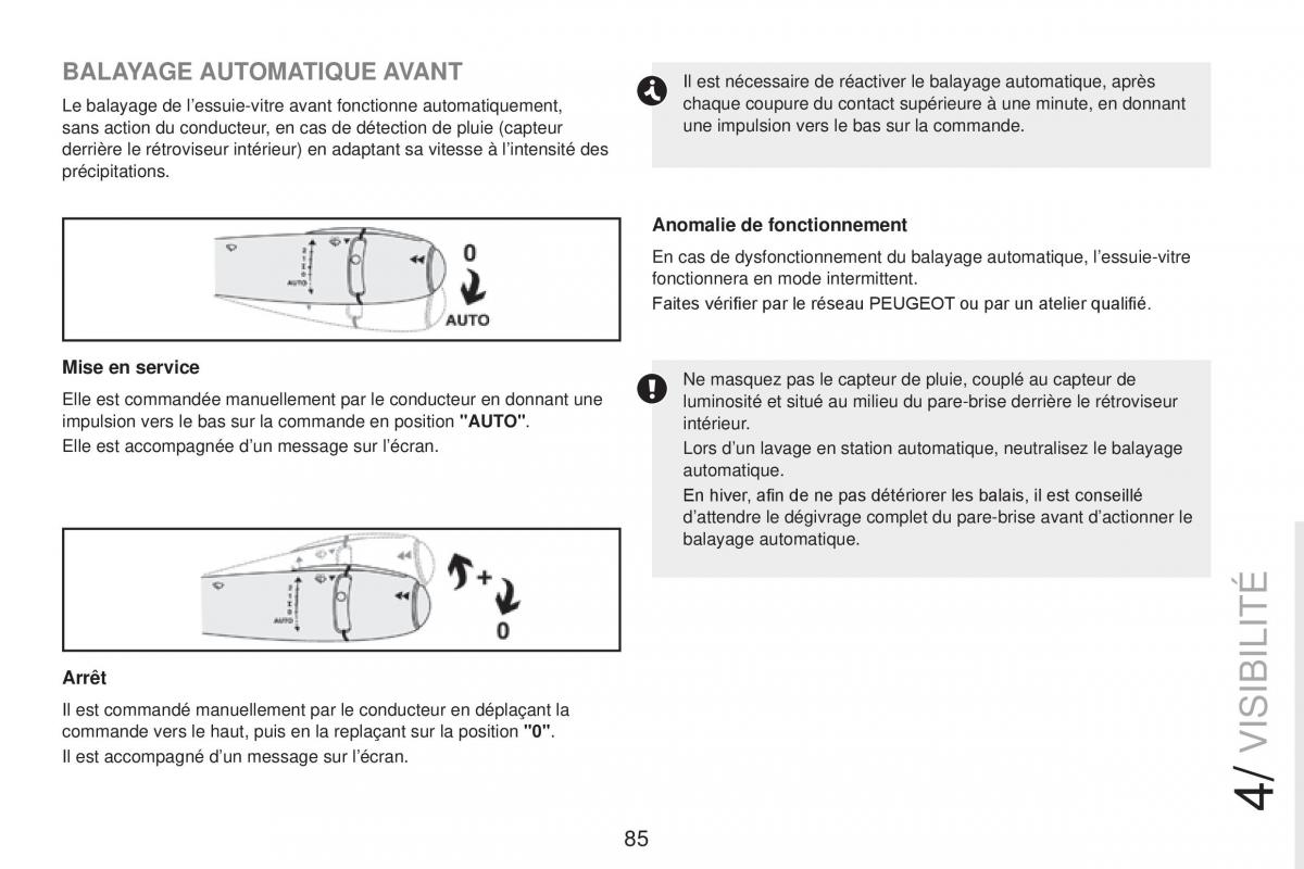 Peugeot RCZ FL manuel du proprietaire / page 87