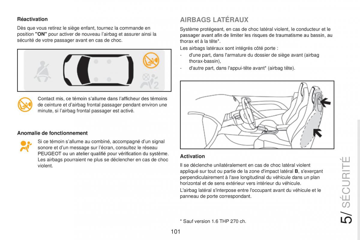 Peugeot RCZ FL manuel du proprietaire / page 103