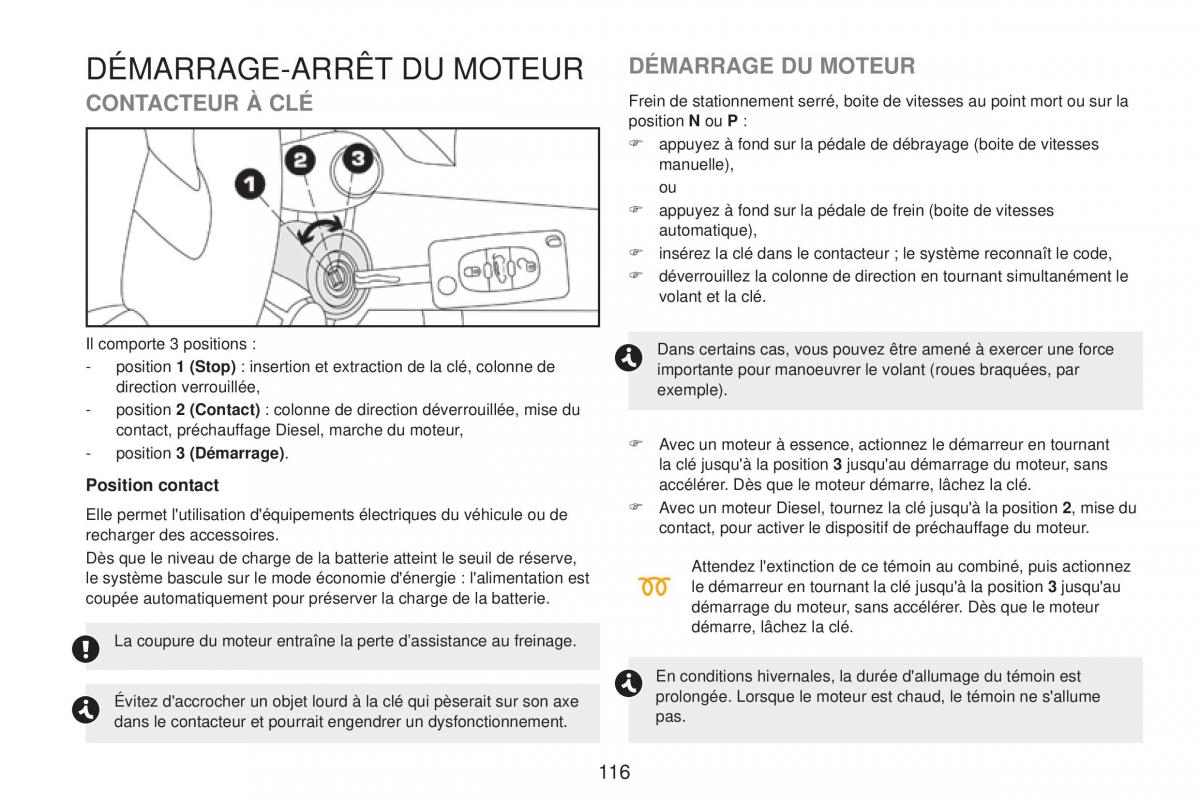 Peugeot RCZ FL manuel du proprietaire / page 118