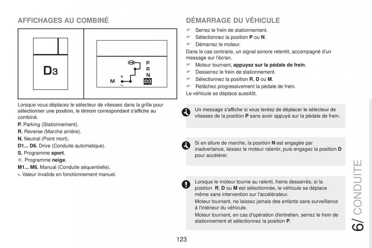 Peugeot RCZ FL manuel du proprietaire / page 125