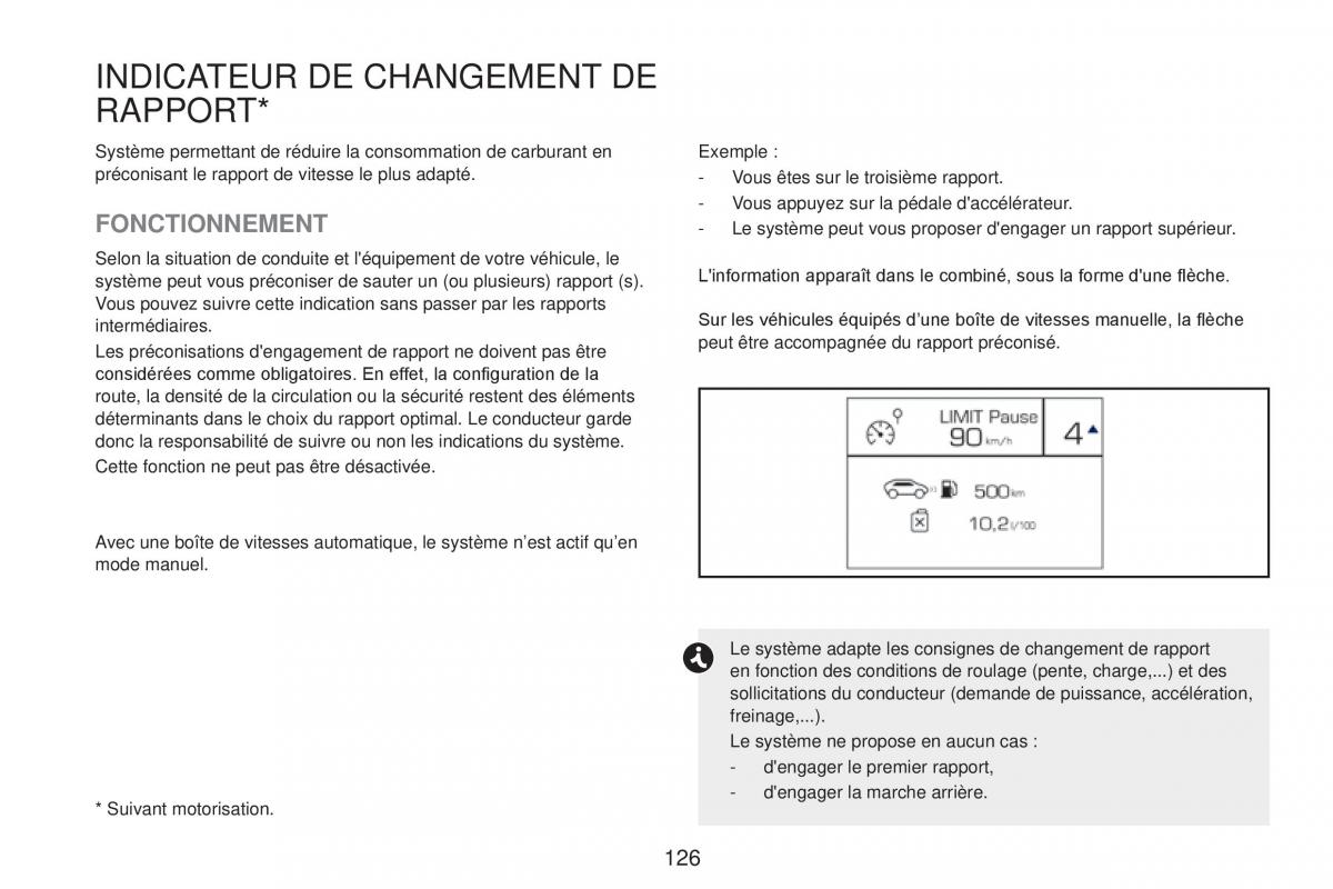 Peugeot RCZ FL manuel du proprietaire / page 128