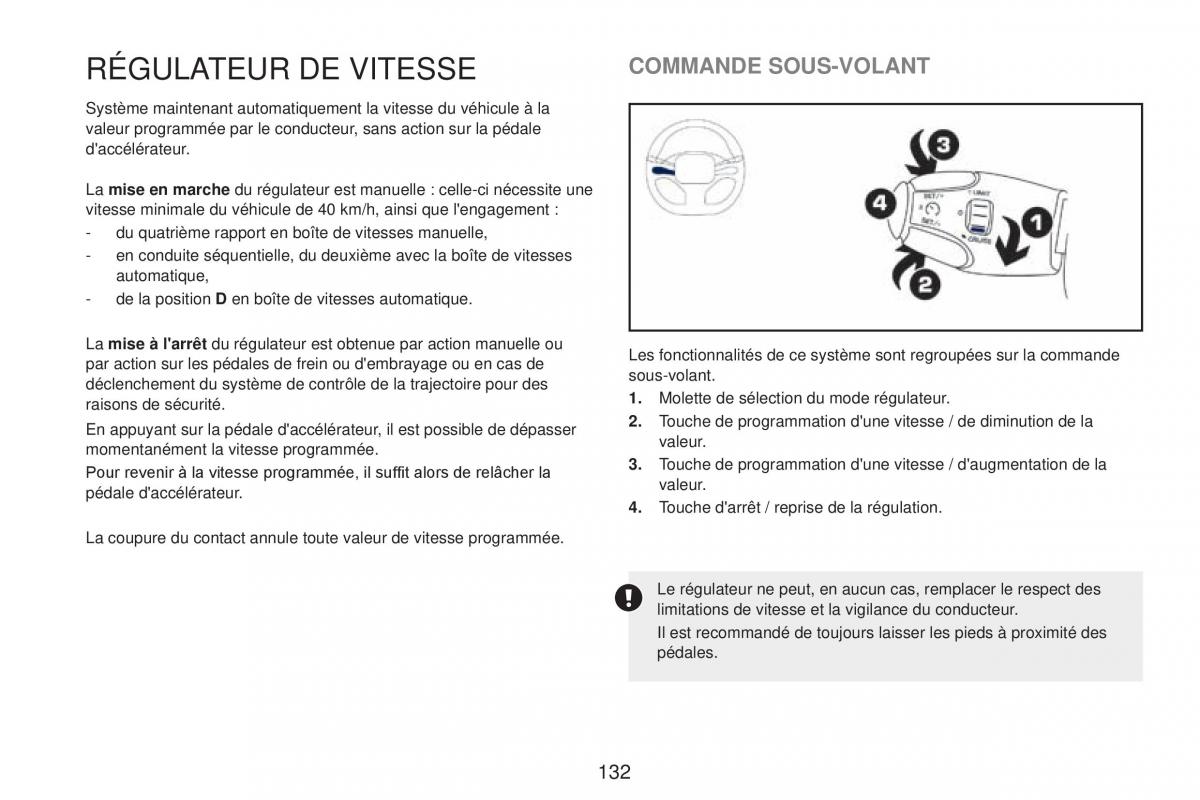 Peugeot RCZ FL manuel du proprietaire / page 134